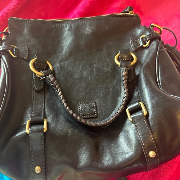 Black Dooney & Bourke leather satchel - Picture 9 of 14